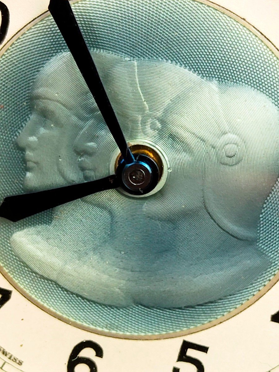 Art Deco Car Clock Circa 1925-photo-6