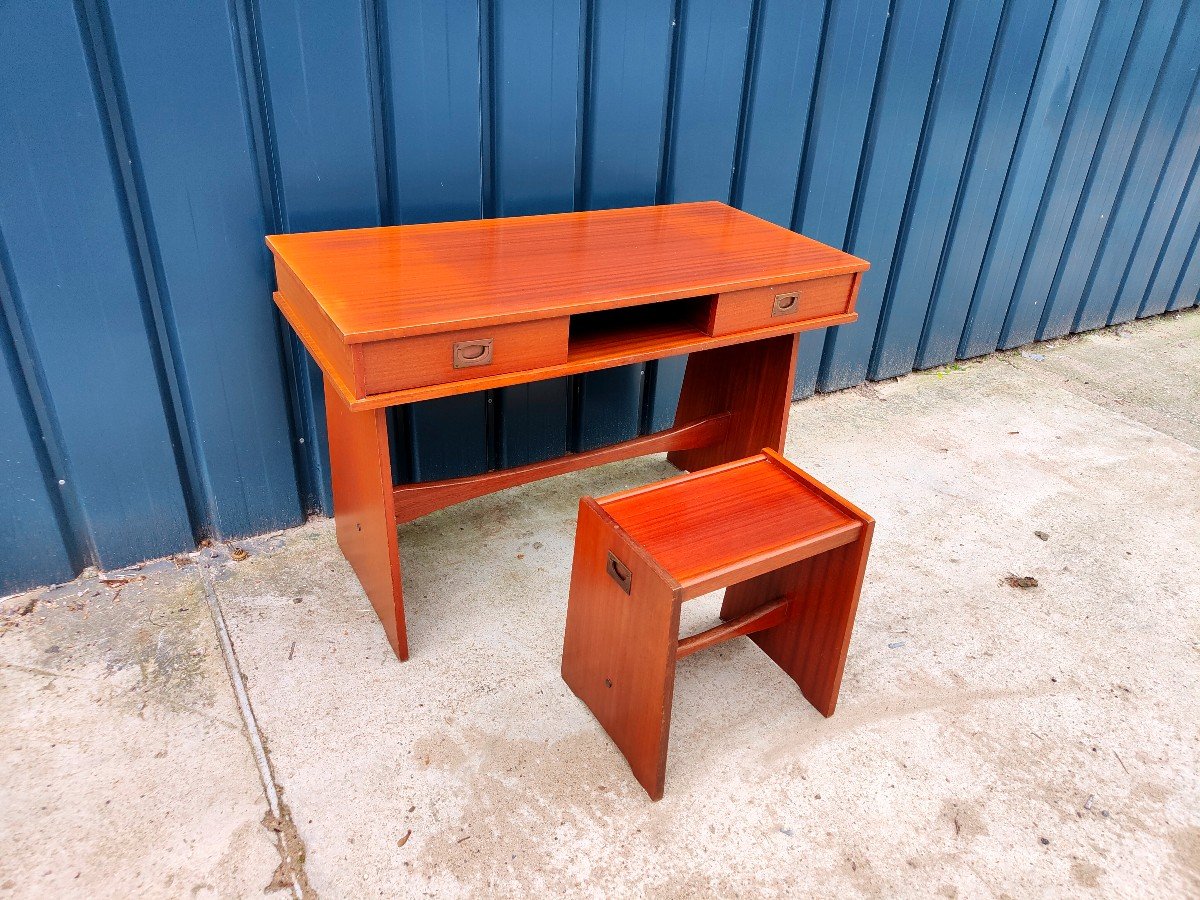 Scandinavian Desk + 70s Chairs Maison Gautier-photo-2