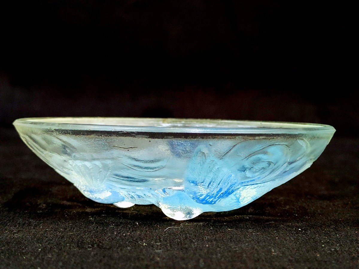 1930s Art Deco Opalescent Glass Empty Pocket-photo-4