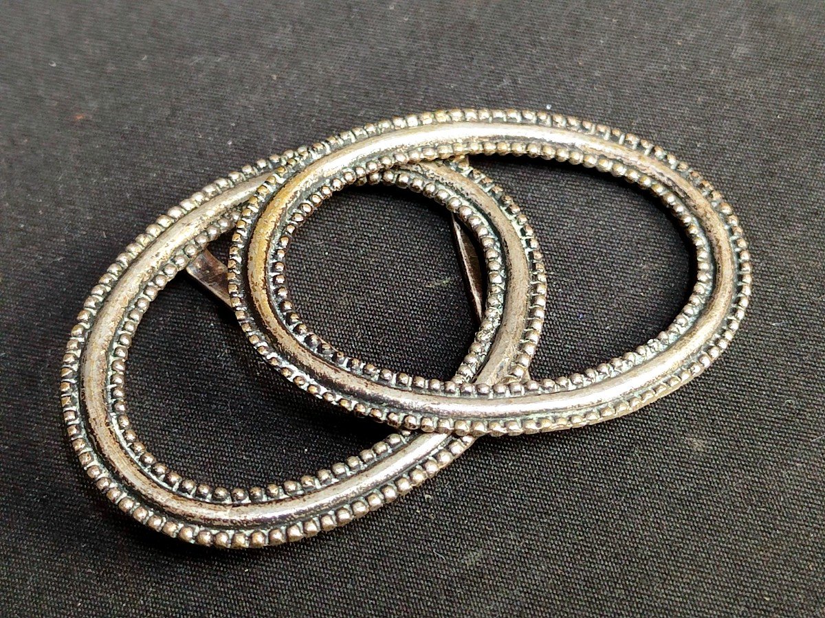 18th Century Silver Shoe Buckles-photo-4