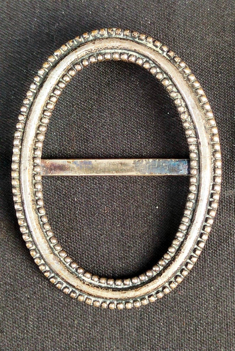 18th Century Silver Shoe Buckles-photo-1