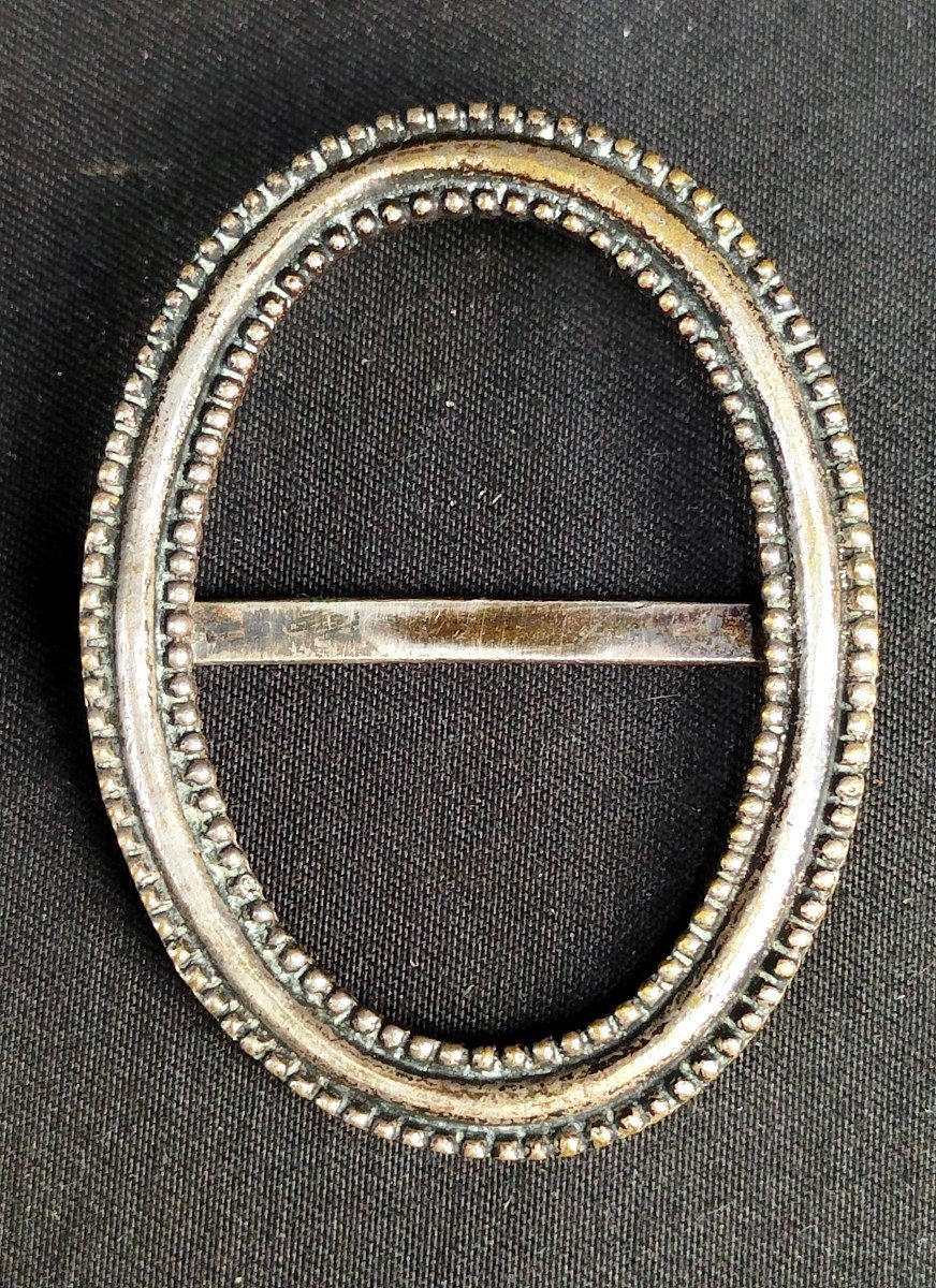 18th Century Silver Shoe Buckles-photo-2