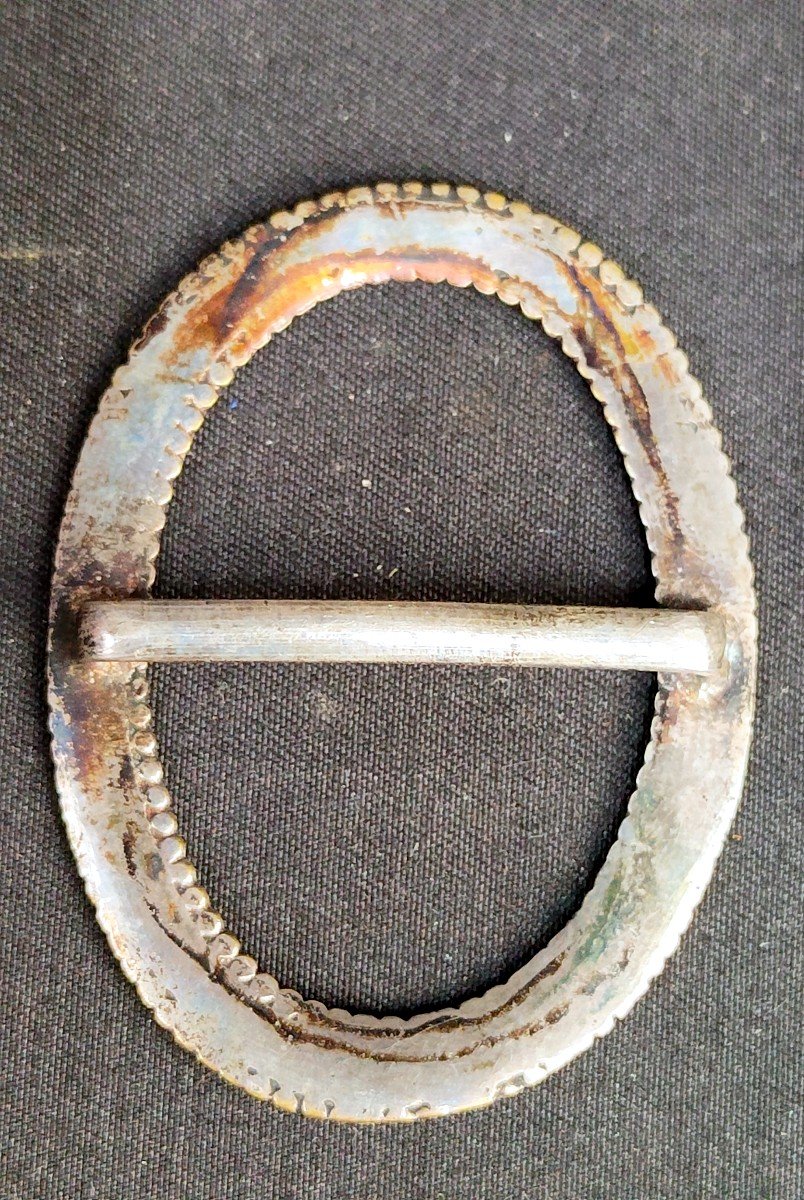 18th Century Silver Shoe Buckles-photo-5