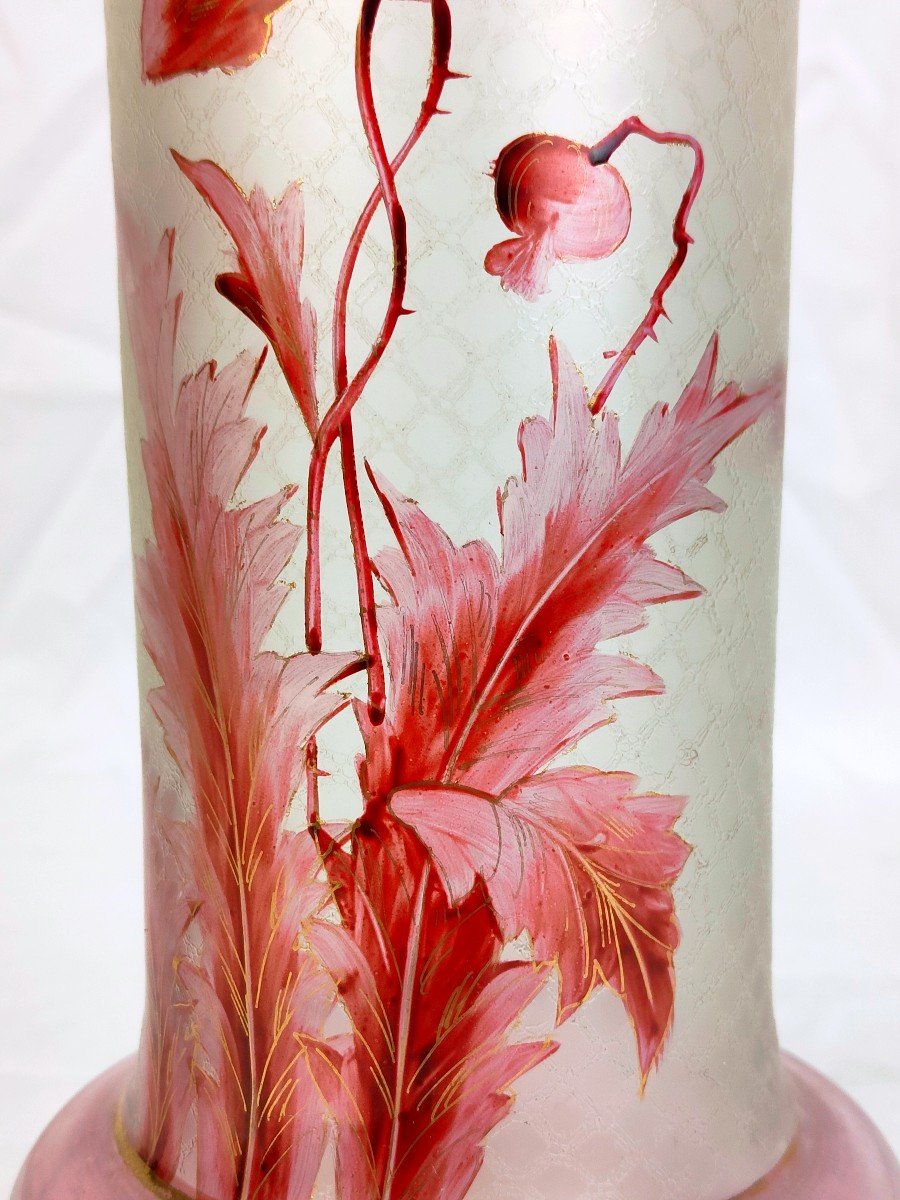 Vase Rouleau Dlg Legras Montjoye - Art Nouveau-photo-1