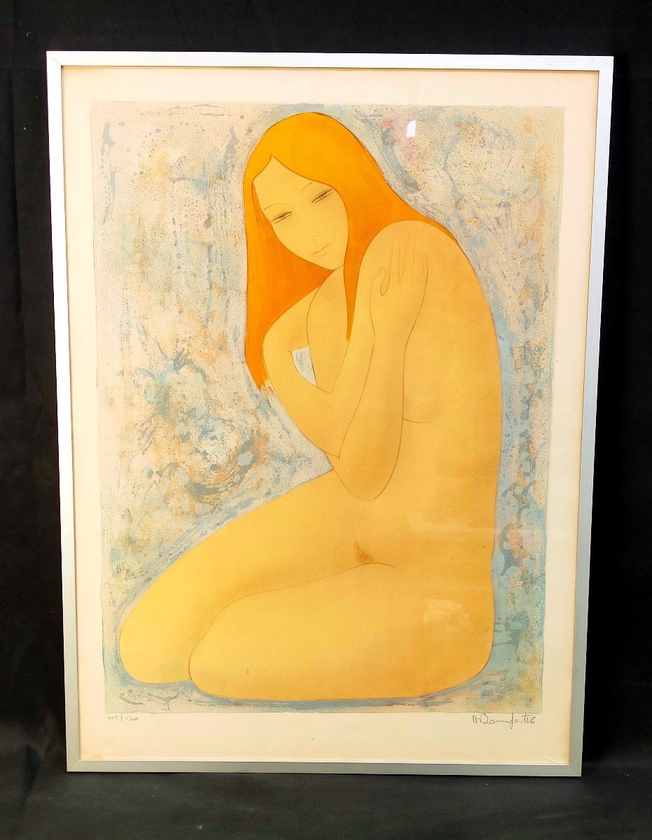 Lithograph By Alain Bonnefoit-photo-2