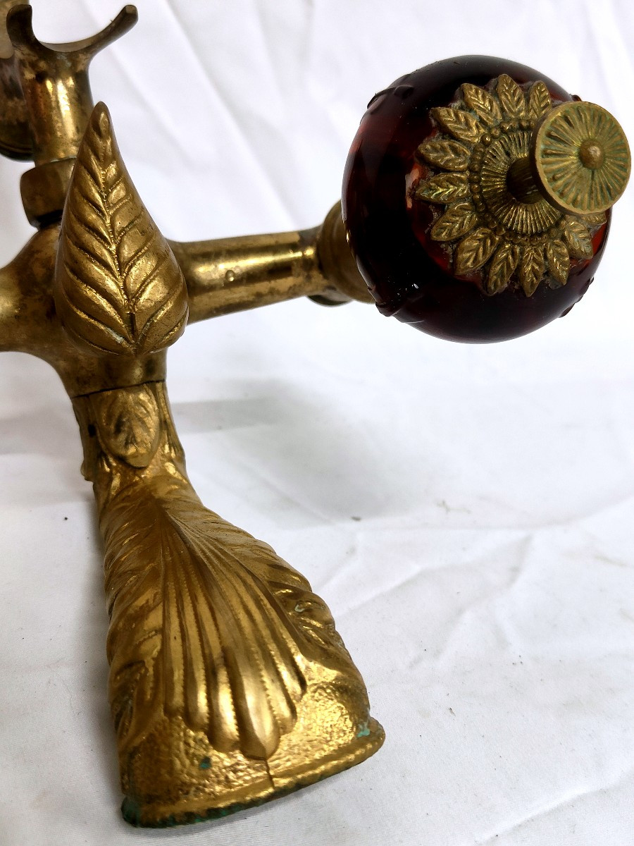 Robinet De Baignoire En Bronze Baroque Début XXème-photo-2