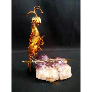 From Wam Grey: Mobile Sculpture On Amethyst