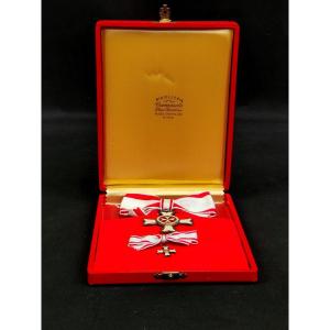 Knight Of The Order Of Malta In Original Box -vermeil-