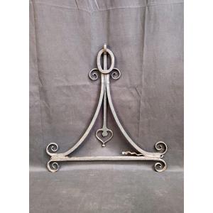 18th Century Wrought Iron Sign Holder