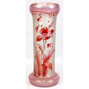 Dlg Legras Montjoye Roller Vase - Art Nouveau