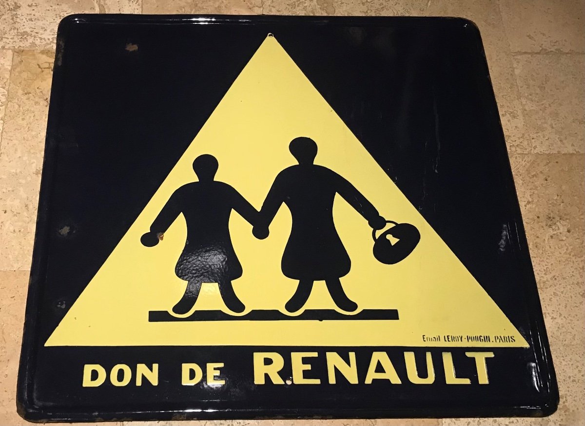 Plaque Emmaillee renault-photo-2