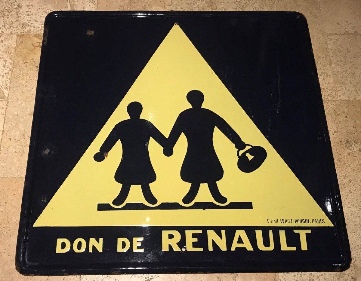 Plaque Emmaillee renault-photo-3