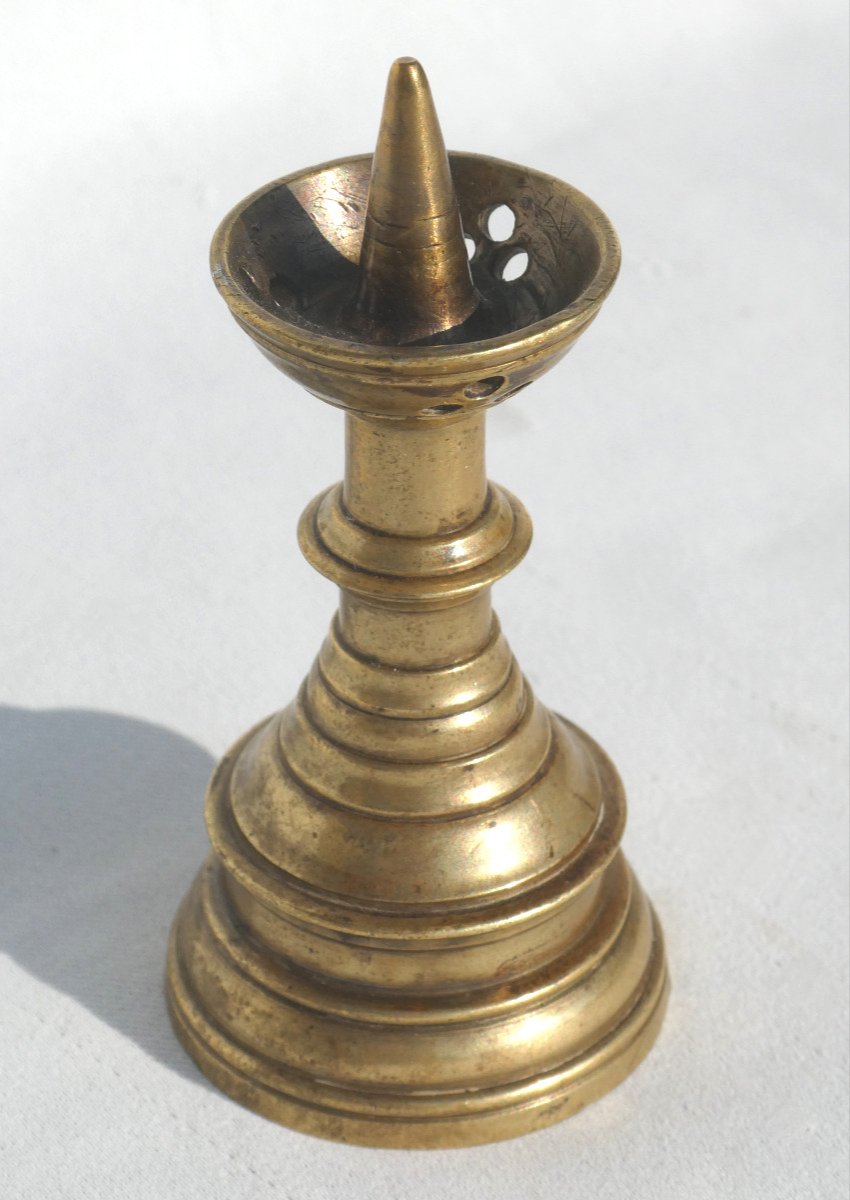 Miniature Flemish Candlestick, 17th Century, Haute Epoque, Flanders Candlestick, Candlestick-photo-2