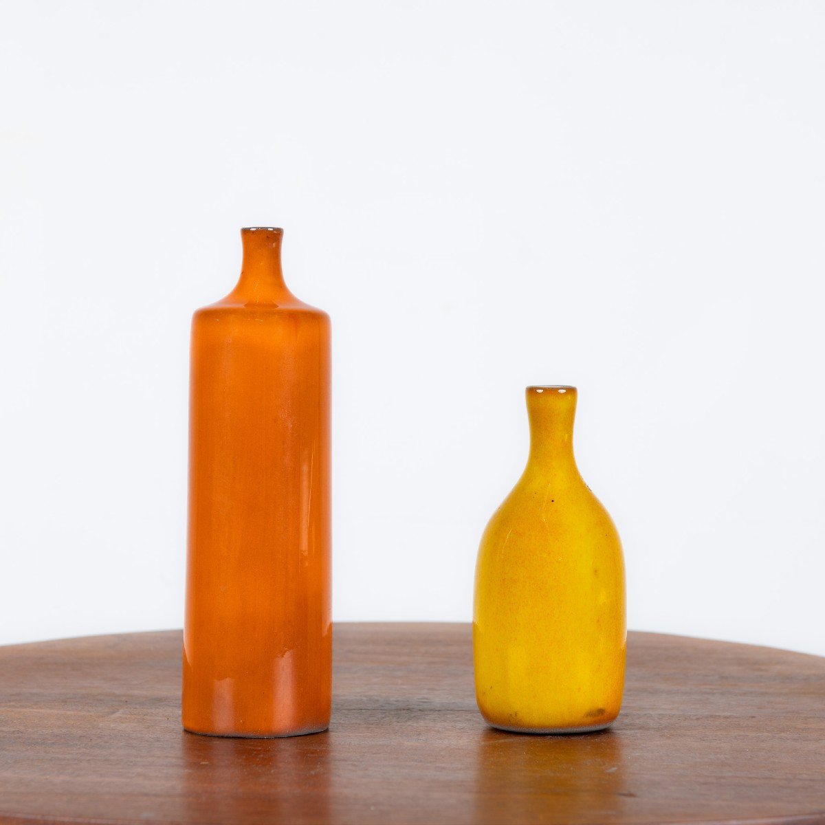  Pair Of Ceramic Bottles By Jacques And Dani Ruelland, France, 1960-photo-1