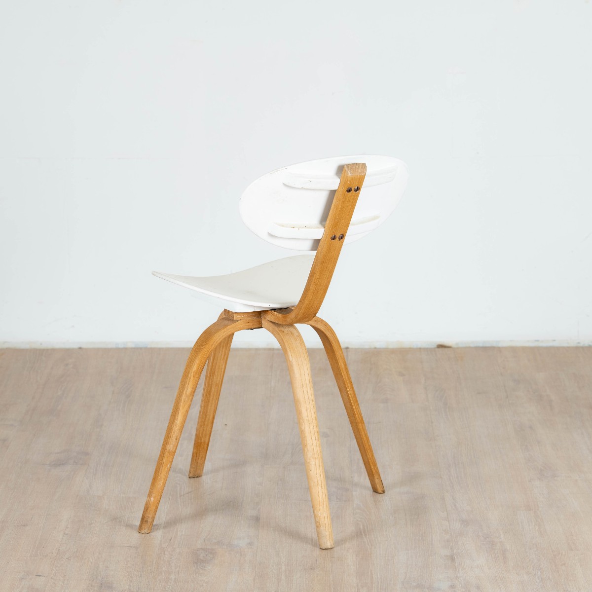 Chaise N°3 En Bois Par Wilhelm Von Bode, 1950-photo-3