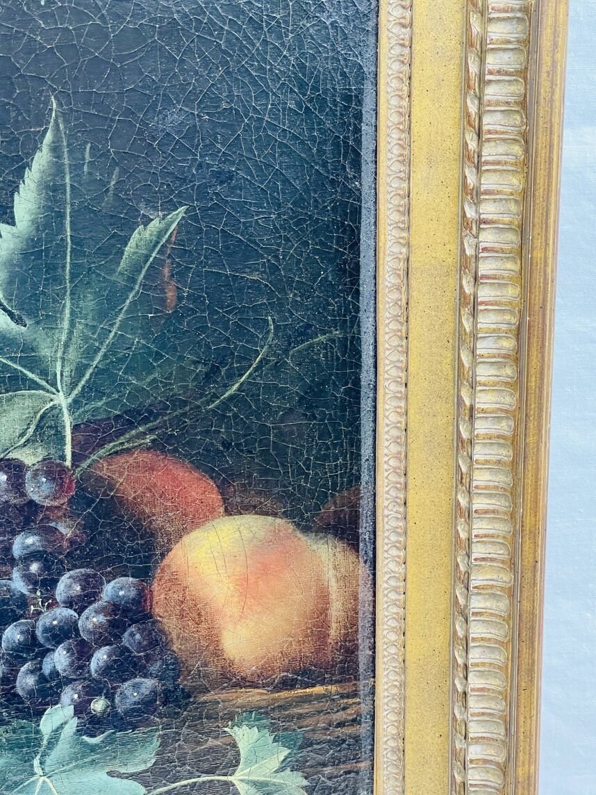 Oil On Canvas Still Life Late 18th-photo-1