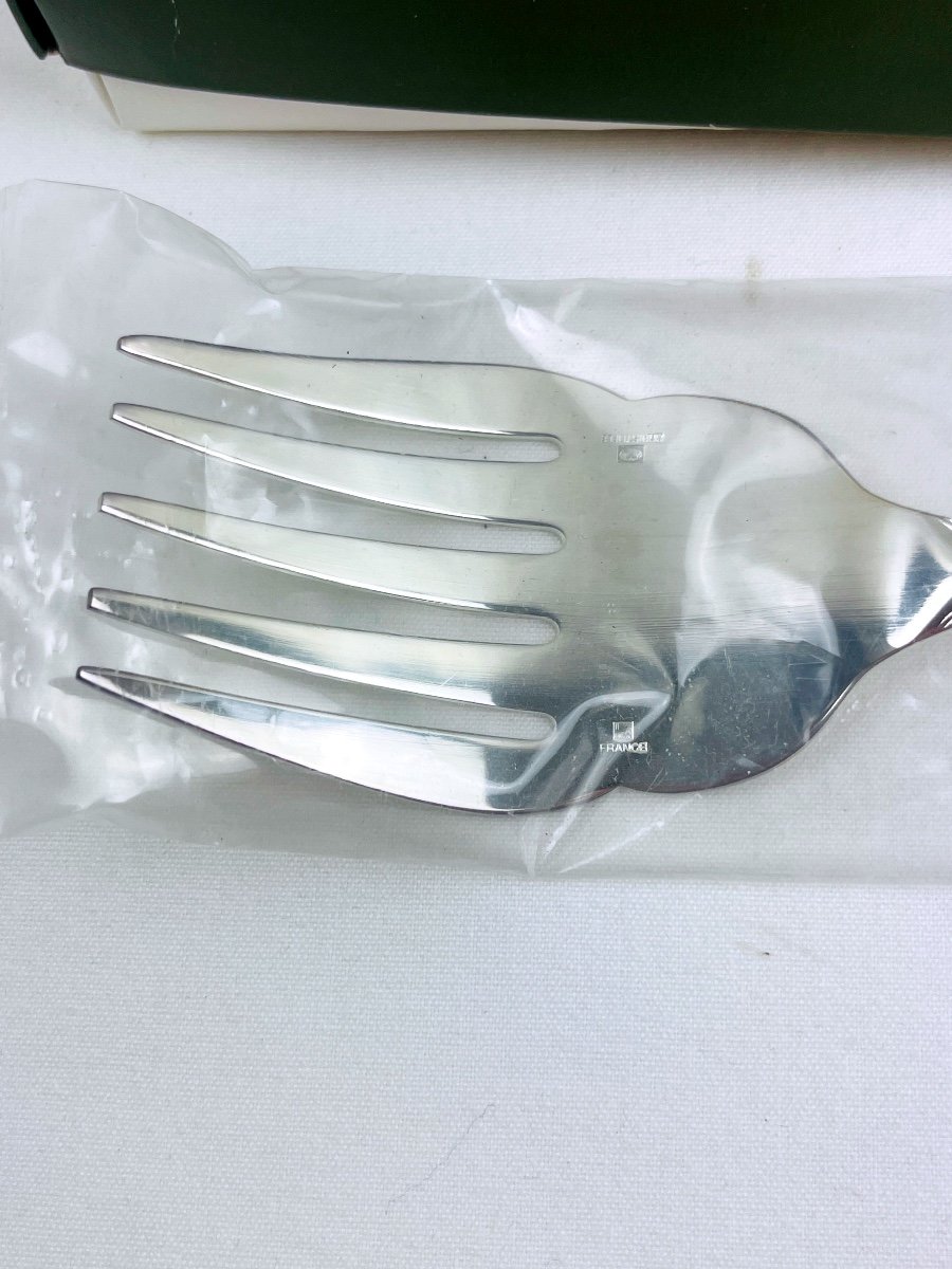 Christofle Fish Serving Fork Albi Model New-photo-3