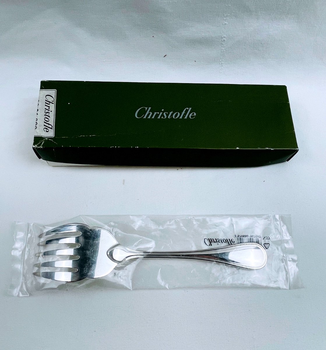 Christofle Fish Serving Fork Albi Model New-photo-4