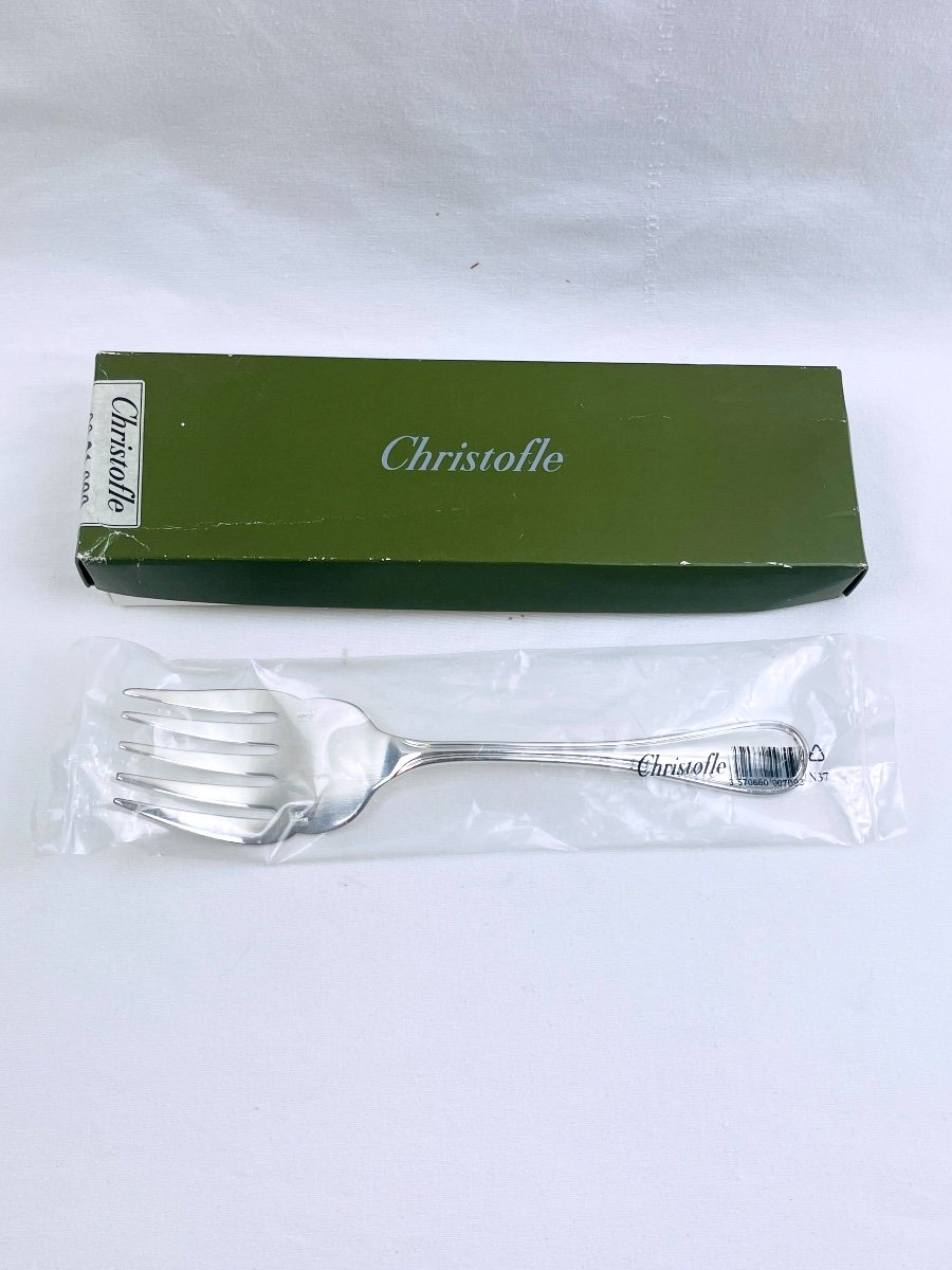 Christofle Fish Serving Fork Albi Model New