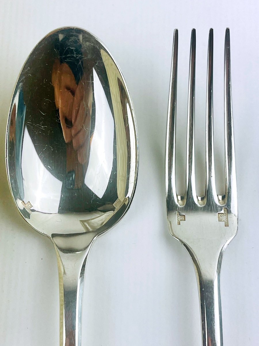 12 Christofle Table Cutlery Cluny Model-photo-4