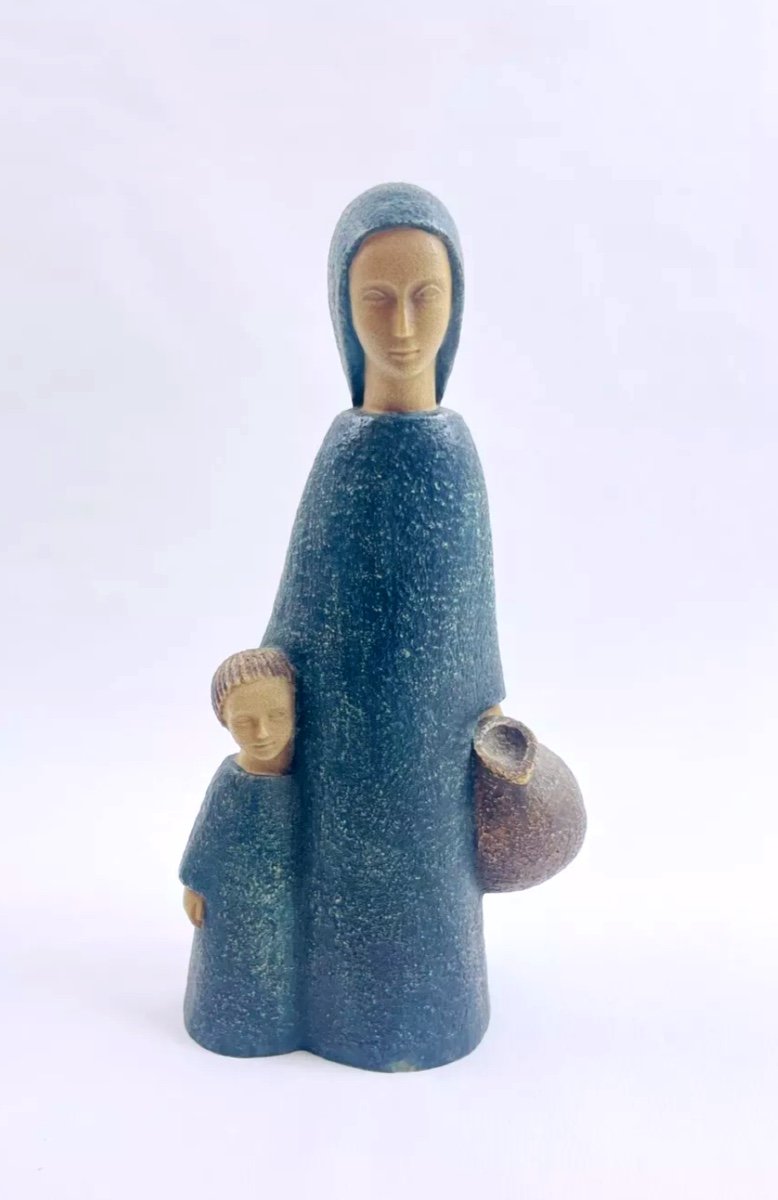 Virgin Of Nazareth Made By The Workshop Of The Nuns Of Bethlehem