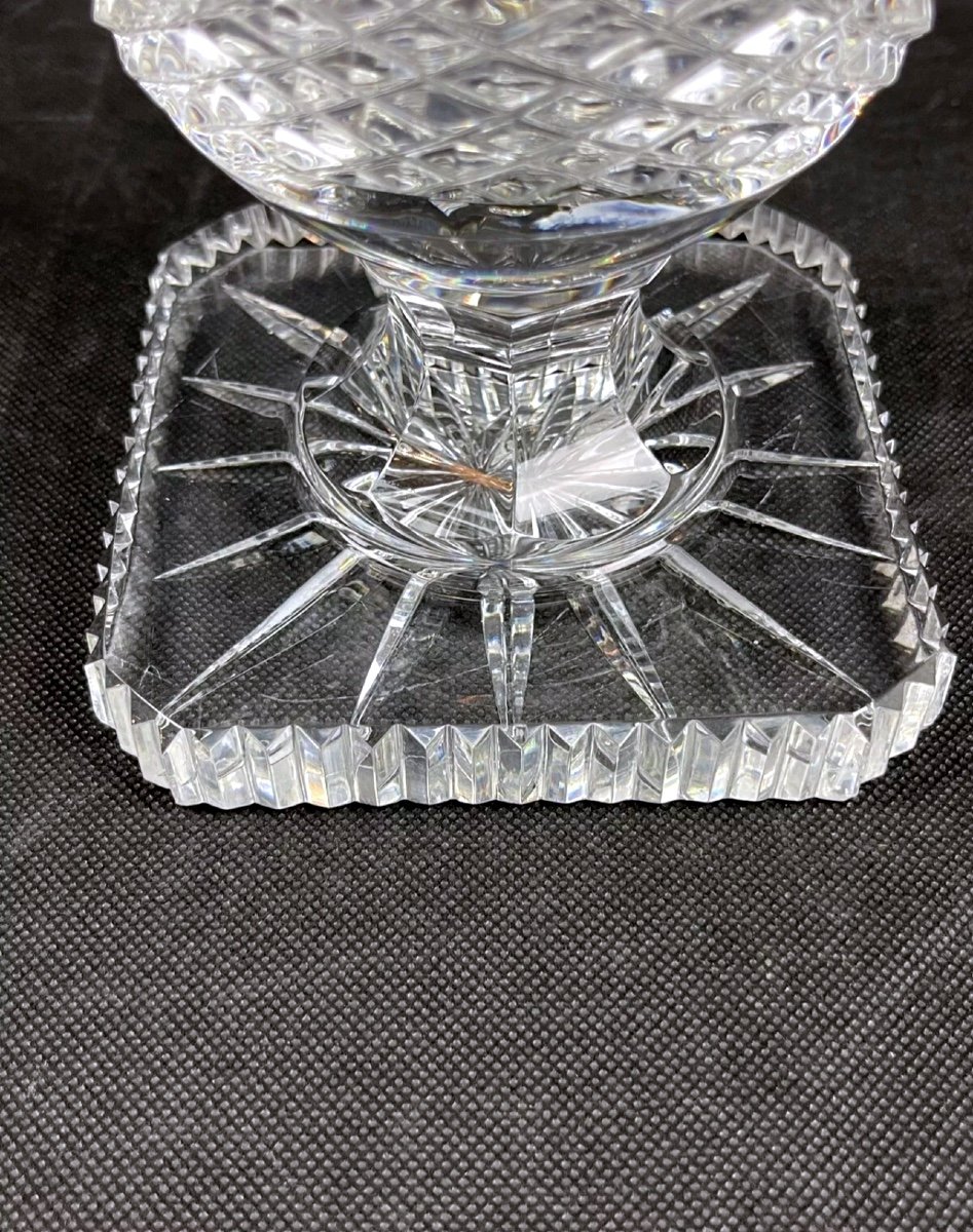 Medici Shape Cut Crystal Vase-photo-4