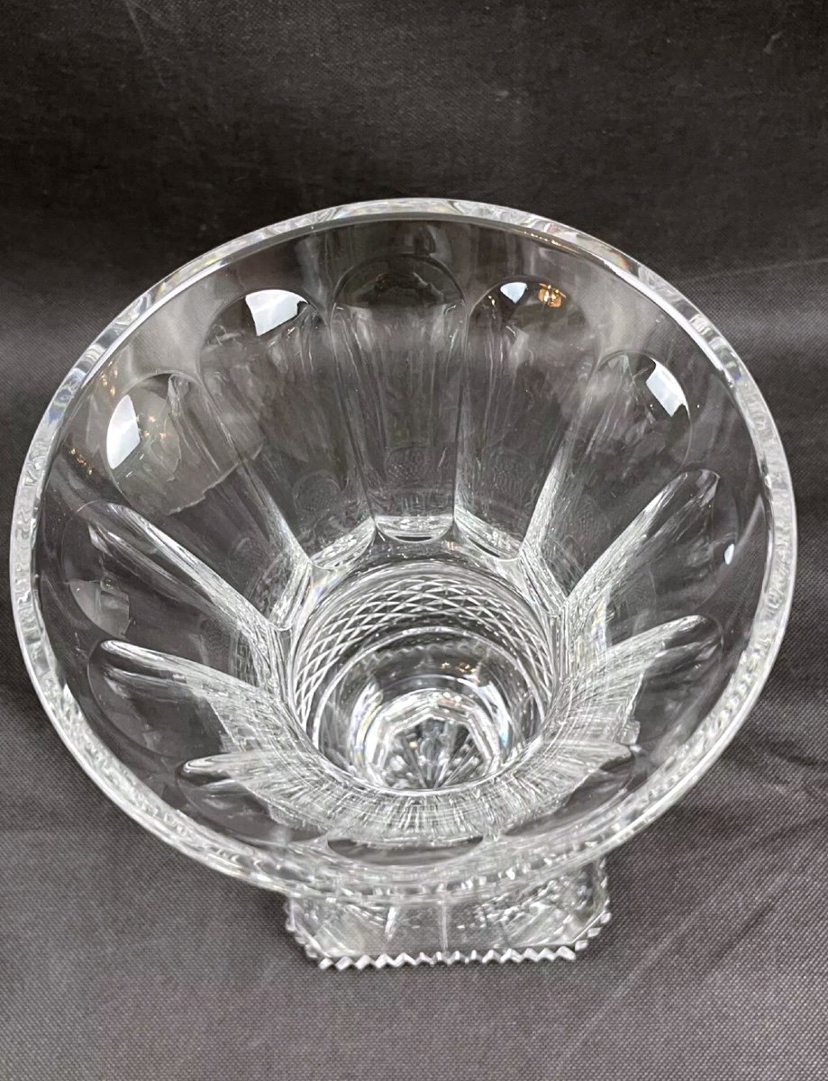 Medici Shape Cut Crystal Vase-photo-1