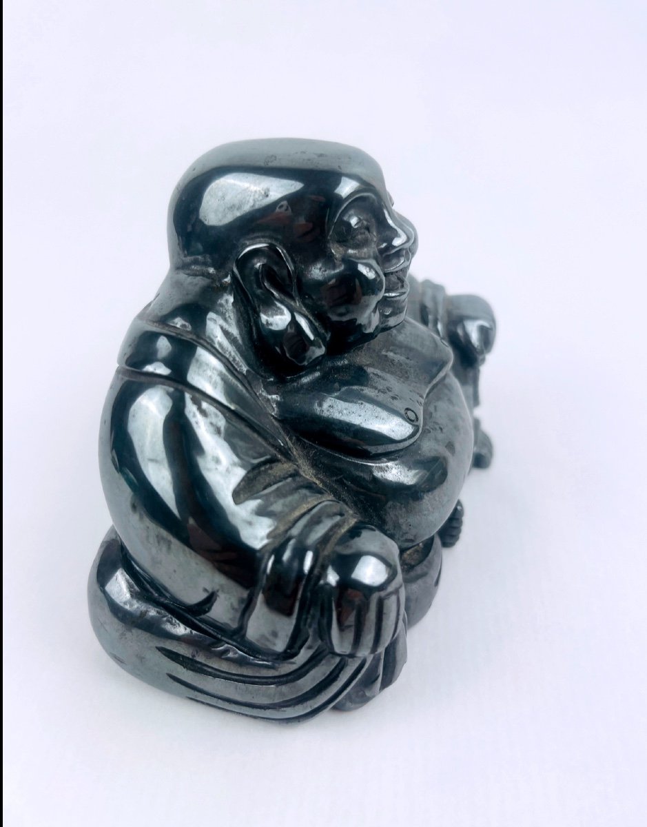 Laughing Buddha, Hematite Putaï-photo-2