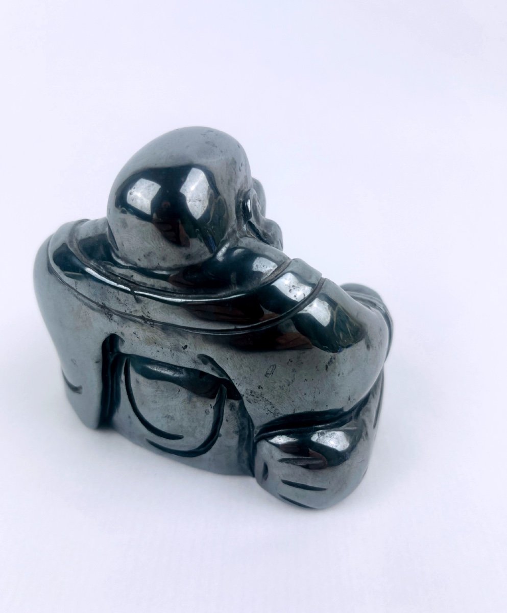 Laughing Buddha, Hematite Putaï-photo-3