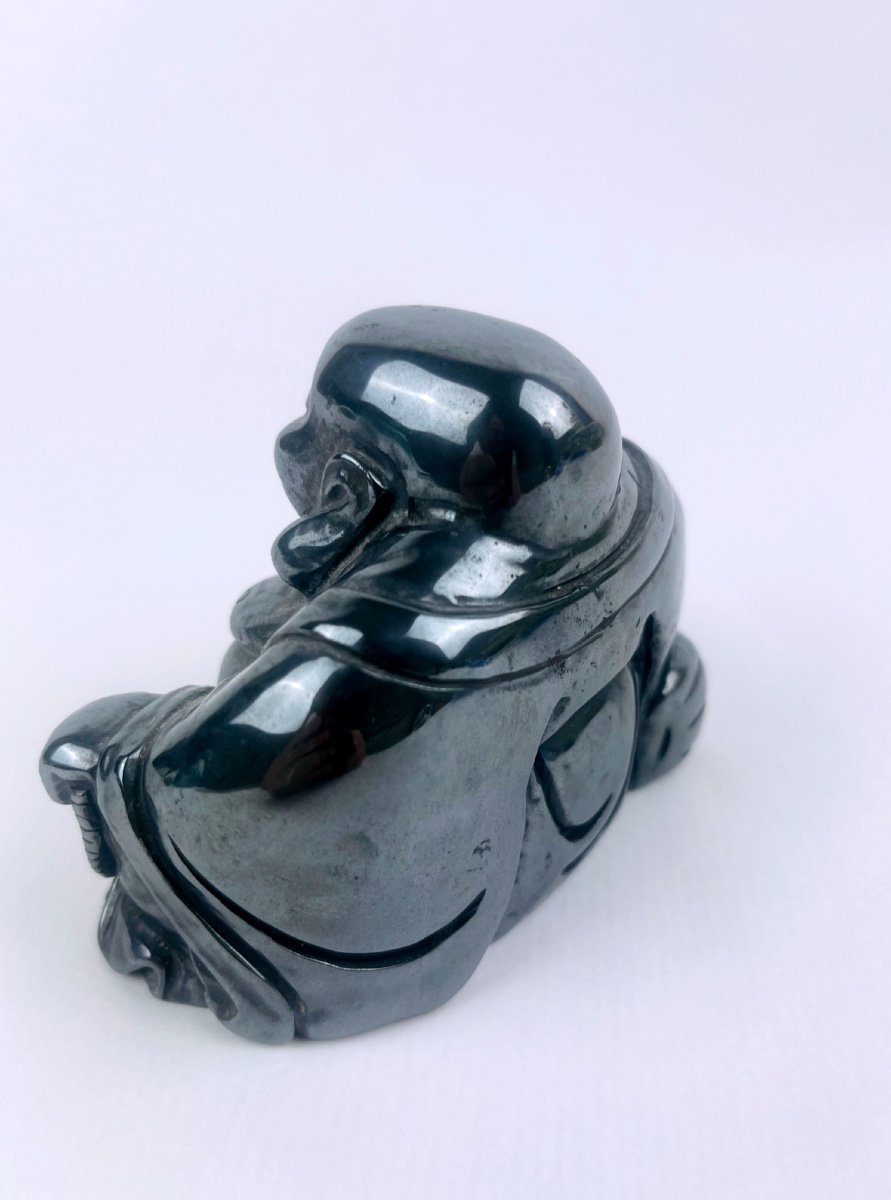 Laughing Buddha, Hematite Putaï-photo-4