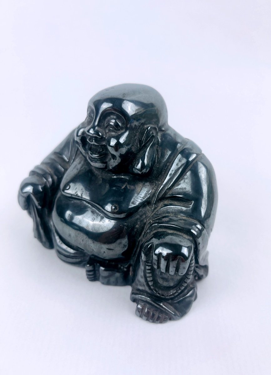 Laughing Buddha, Hematite Putaï-photo-1