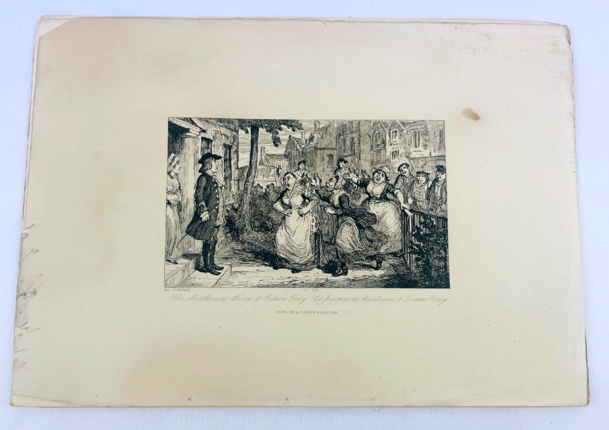 Suite Of 6 Engravings By George Cruikshank-photo-4