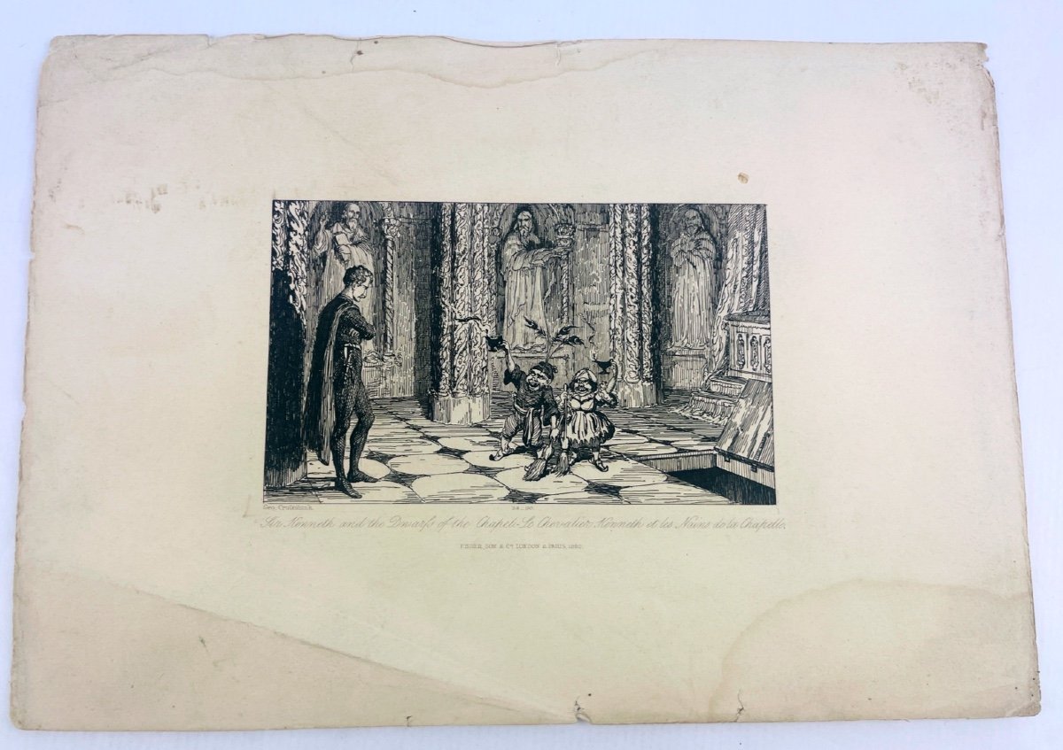 Suite Of 6 Engravings By George Cruikshank-photo-3