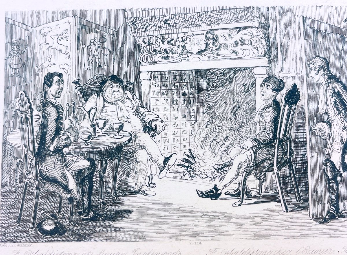 Suite Of 6 Engravings By George Cruikshank-photo-8