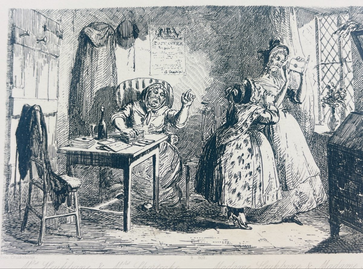 Suite Of 6 Engravings By George Cruikshank