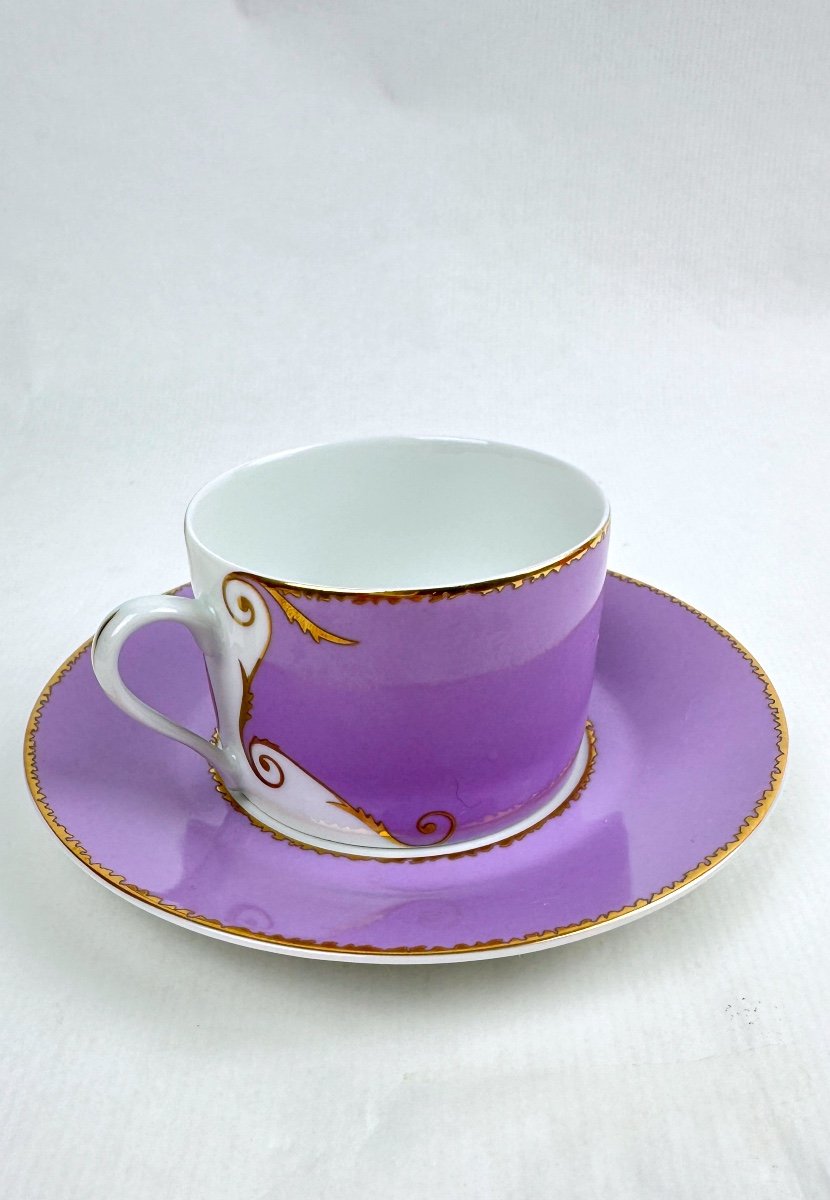 Set Of 4 Christian Lacroix Teacups Madly Model-photo-3