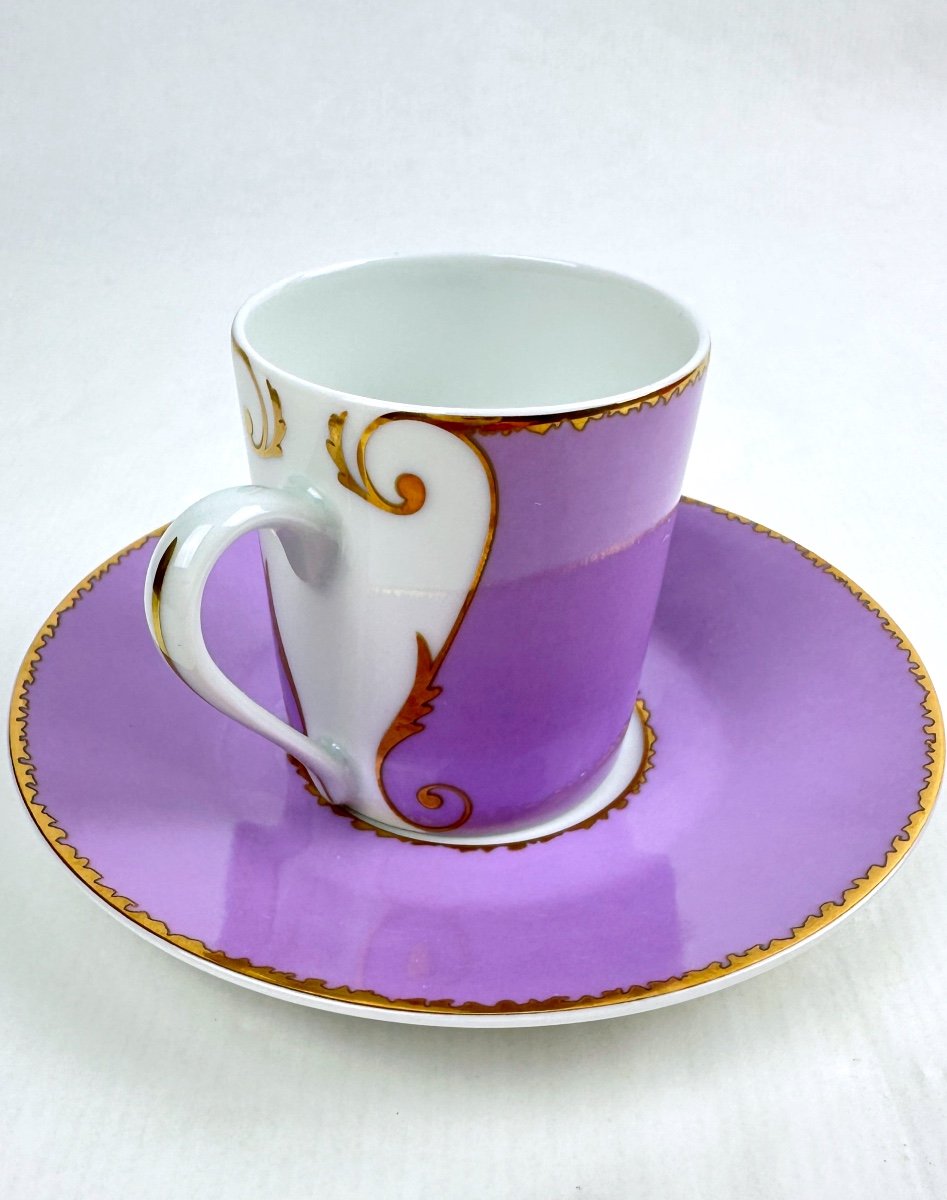 Set Of 6 Christian Lacroix Coffee Cups Madly Model-photo-3