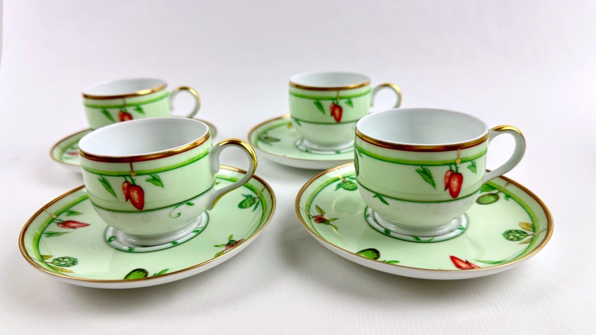 Set Of 4 Jl Coquet Coffee Cups Madagascar Model