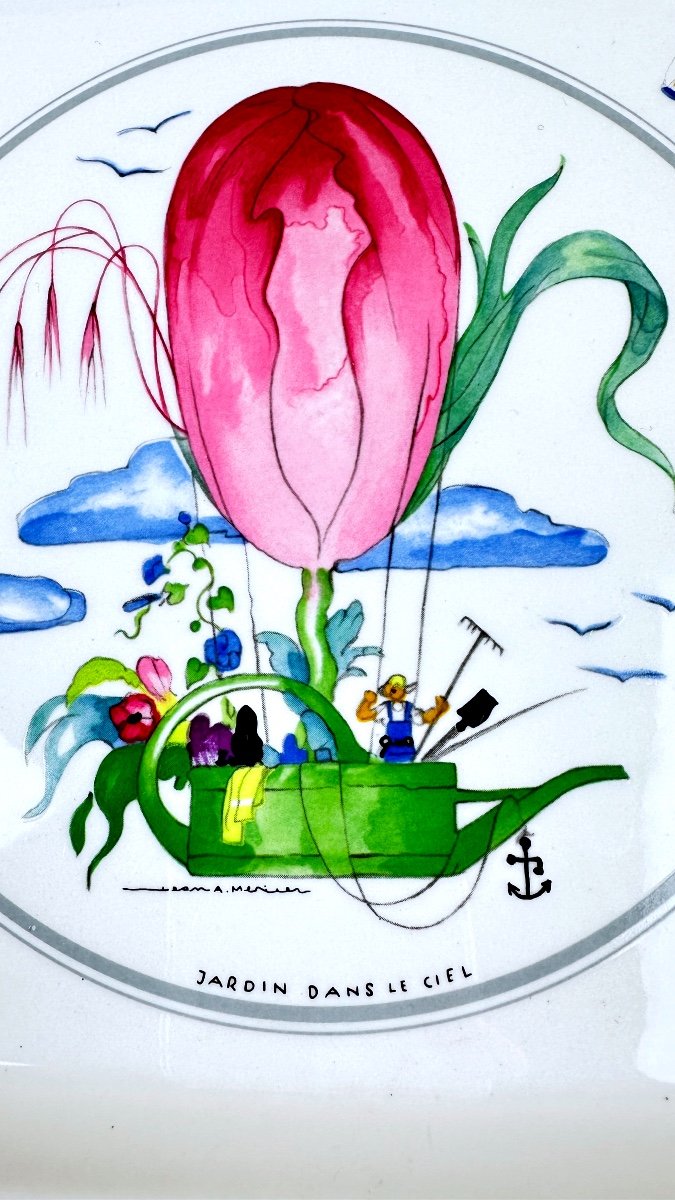 Villeroy & Boch Cake Plate Le Ballon Model After Jean Mercier-photo-3