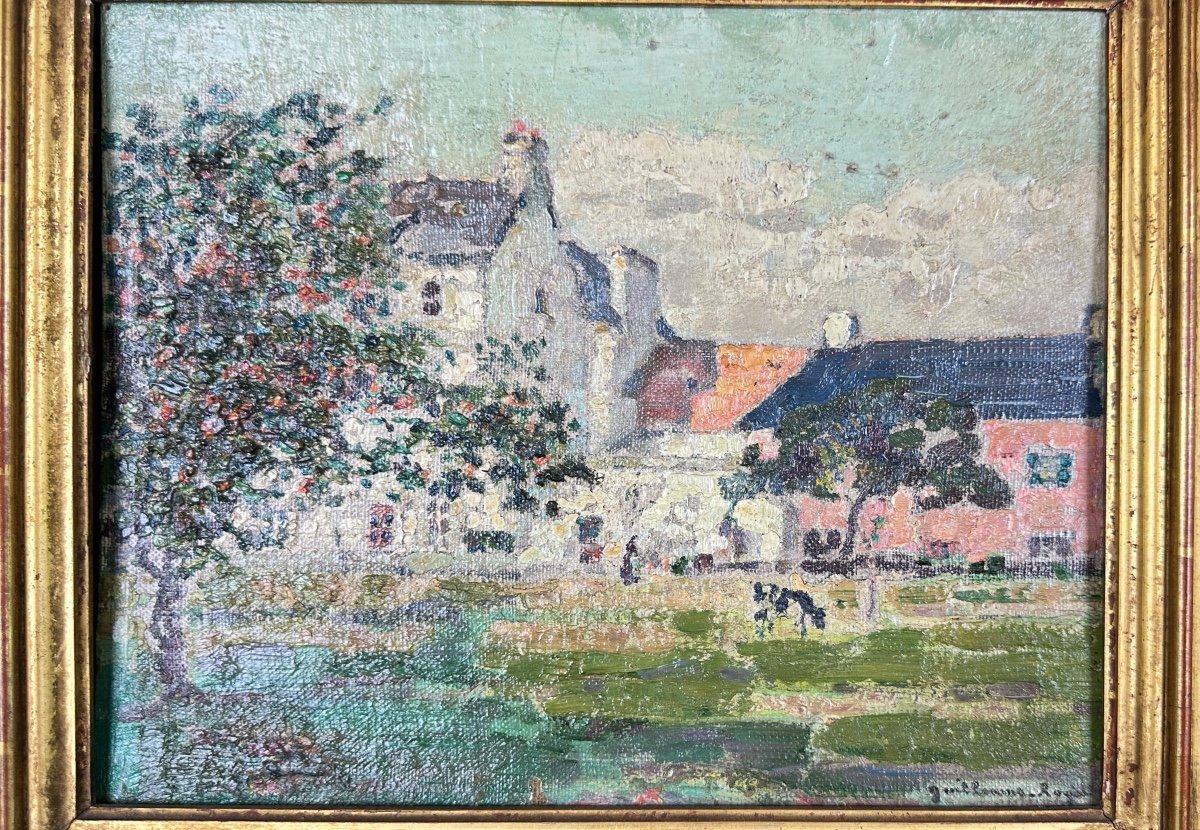  The Village By Georges Guillaume Roger (1867-1943)-photo-4