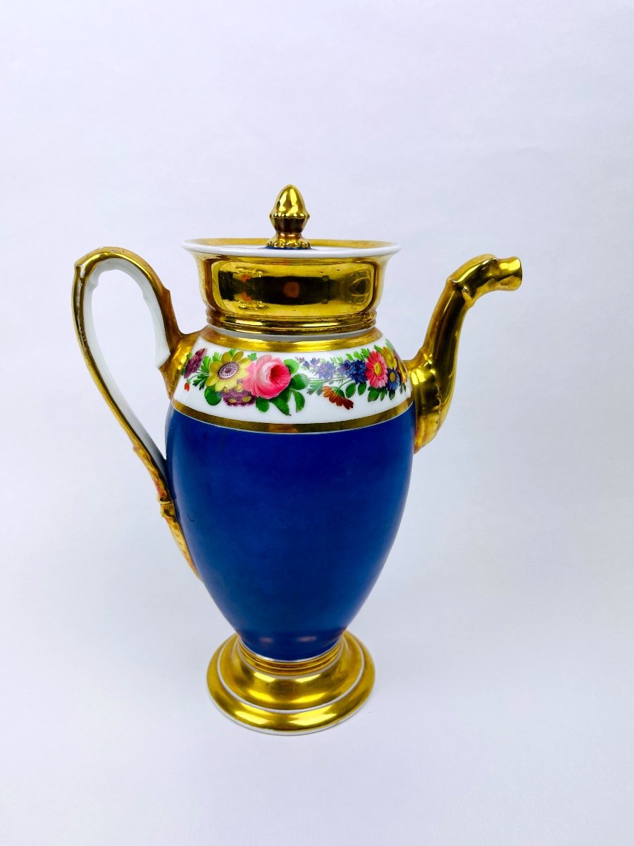 Louis-philippe Coffee Pot, Porcelain Jug From Paris