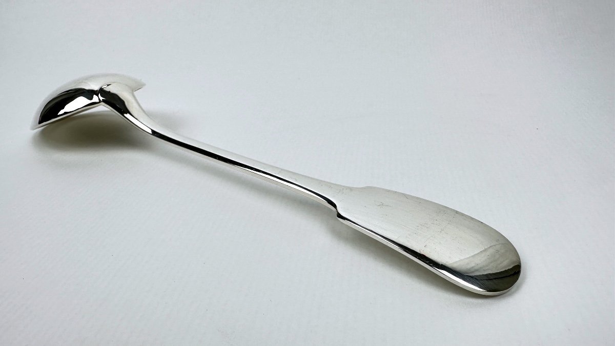 Christofle Serving Spoon, Cluny Model-photo-4