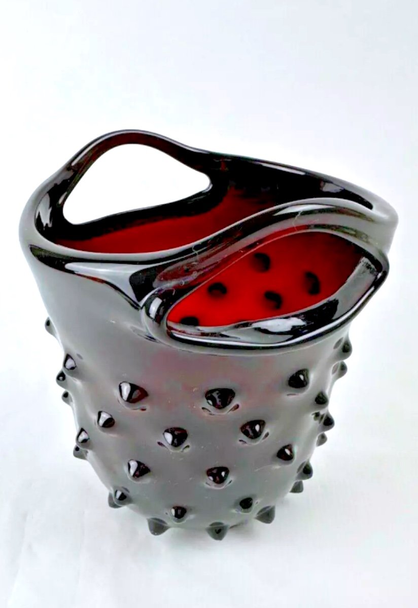 Murano Glass Ice Bucket-photo-3