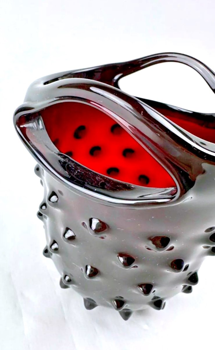 Murano Glass Ice Bucket-photo-5