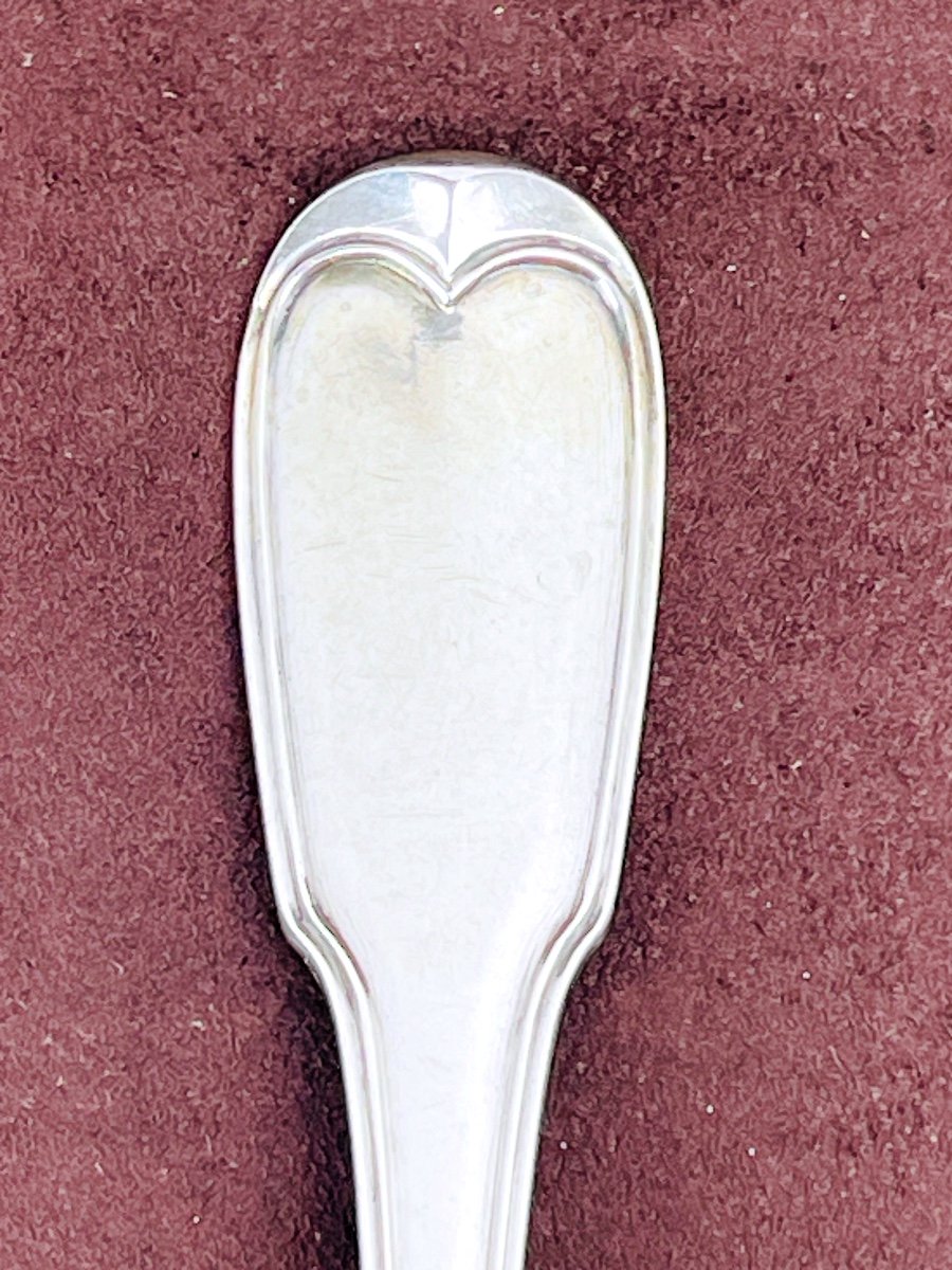 Sprinkling Spoon, Silver Sprinkler Farmers General, 18th Century-photo-4