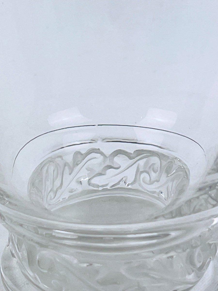 Lalique Crystal Goblet Saint Hubert Model-photo-2