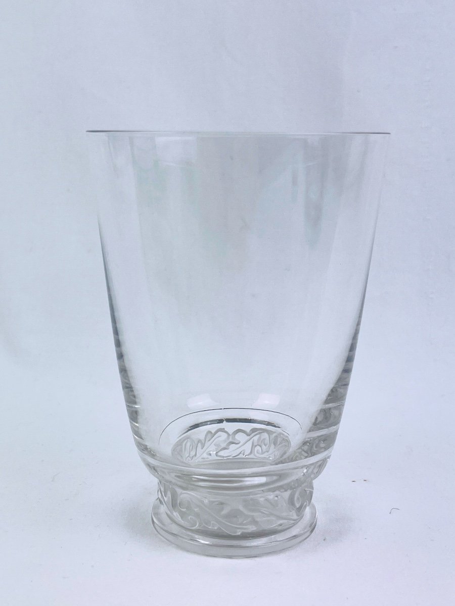 Lalique Crystal Goblet Saint Hubert Model