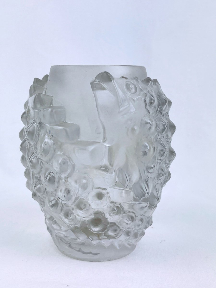 Lalique, Ball Fish Vase-photo-3