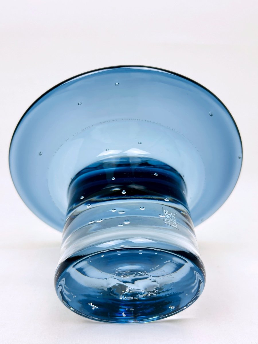 Coupe En Verre Bulle Par Regina Kaufmann Pour Glas Hagen Hutte-photo-3