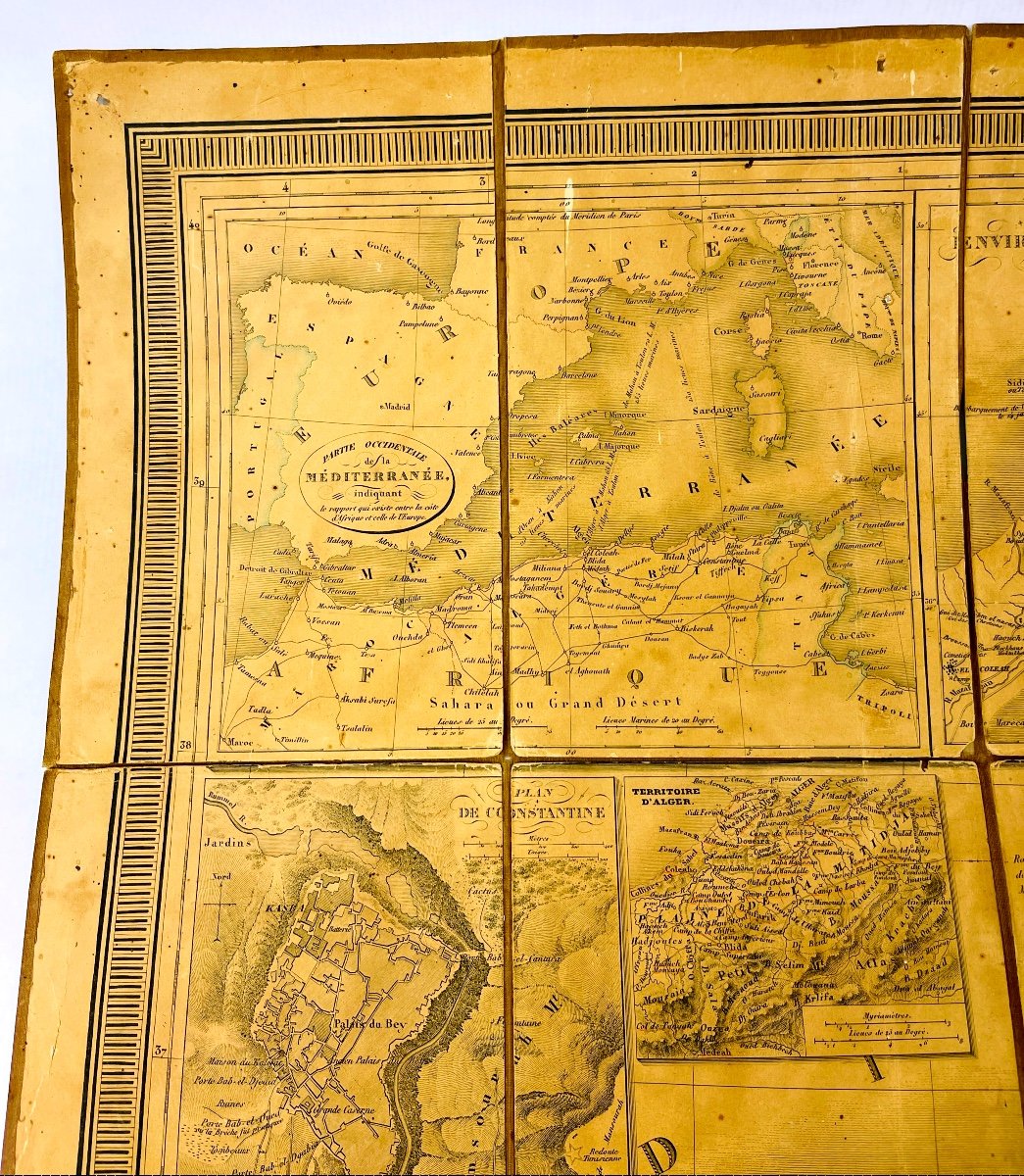 Map Of Algeria By Dufour (auguste-henri) For Charles Simonneau 1840-photo-4